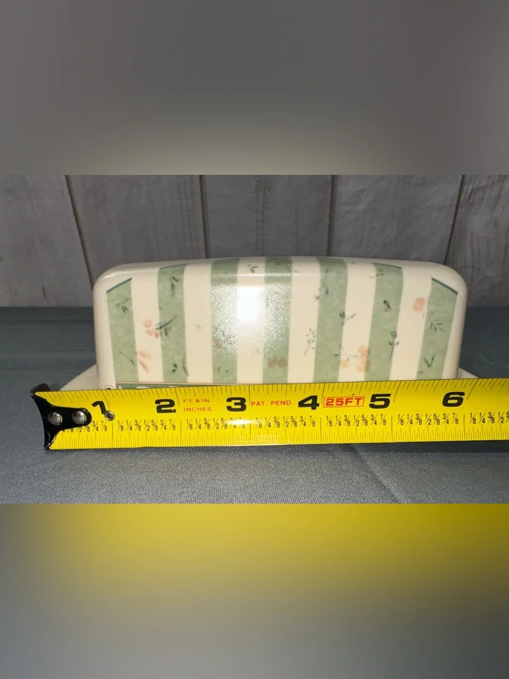 Pfaltzgraff Naturewood 1/4 LB Covered Butter Dish